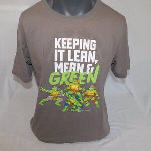 Teenage Mutant Ninja Turtles Keeping It Lean Mean & Green T Shirt TMNT Mens XL